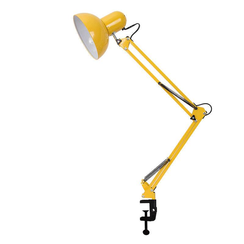 Lampa stołowa regulowany styl zaciskowy do czytania