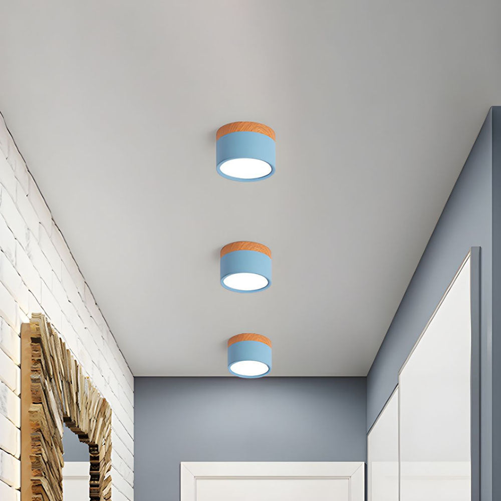 Lampa sufitowa LED nowoczesna cylindryczna minimalistyczna