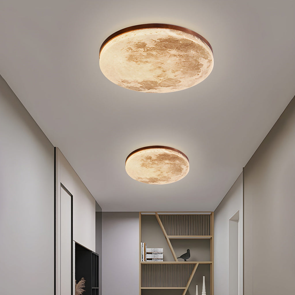 Lampa sufitowa LED nowoczesna księżycowa minimalistyczna