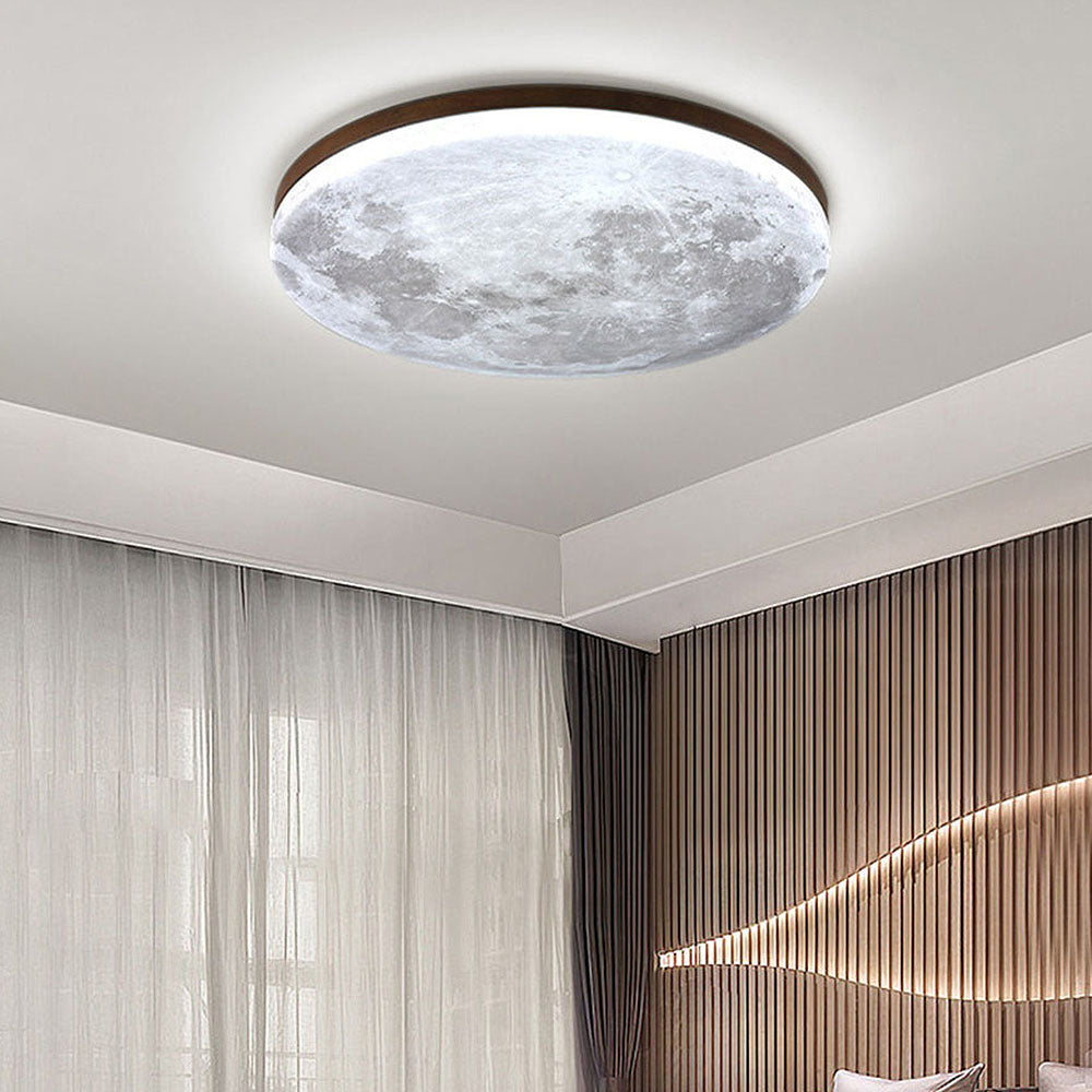 Lampa sufitowa LED nowoczesna księżycowa minimalistyczna