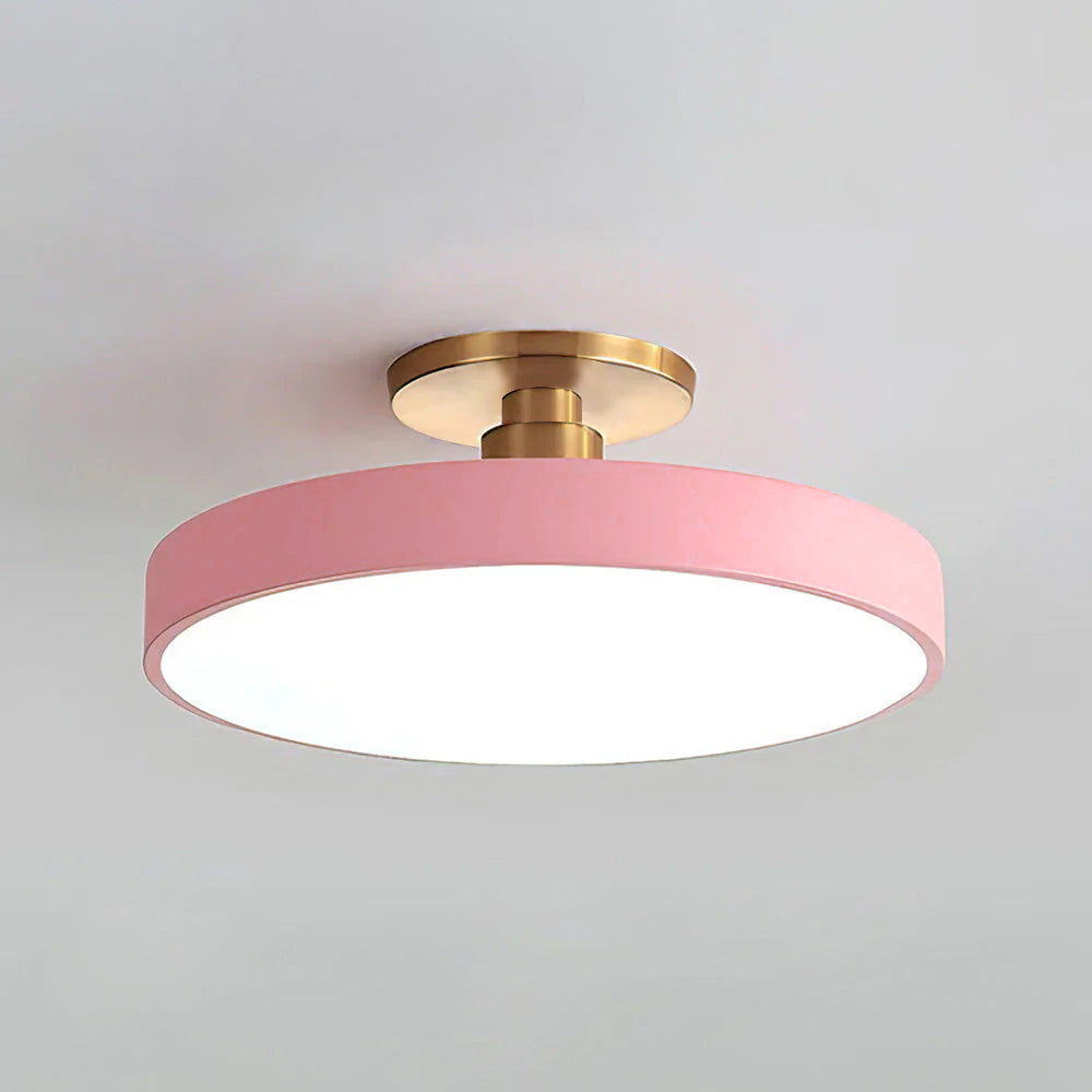 Lampa sufitowa LED nowoczesna okrągła do sypialni