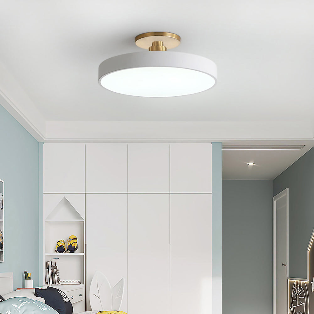 Lampa sufitowa LED nowoczesna okrągła do sypialni