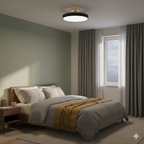 Lampa sufitowa LED nowoczesna okrągła do sypialni