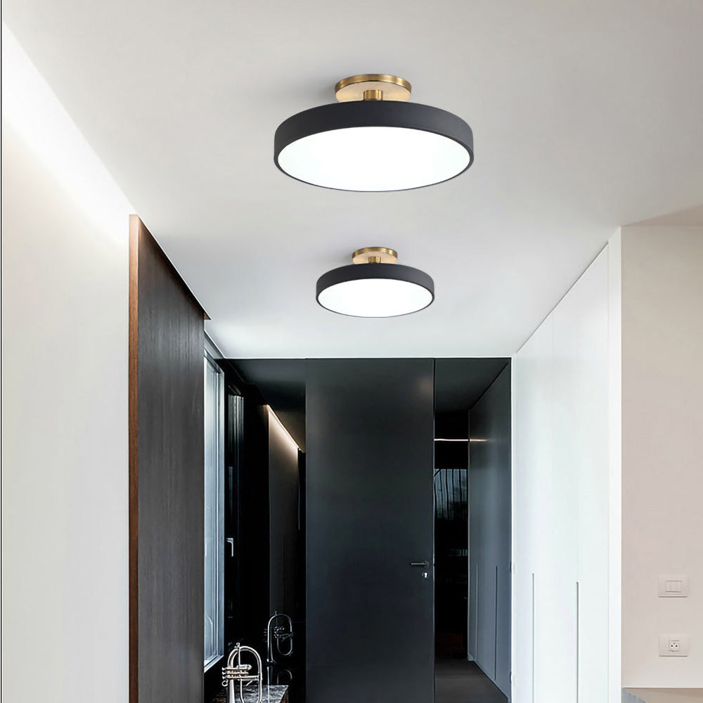 Lampa sufitowa LED nowoczesna okrągła do sypialni