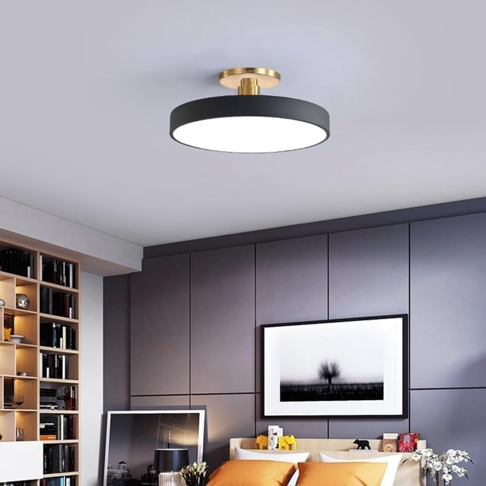 Lampa sufitowa LED nowoczesna okrągła do sypialni