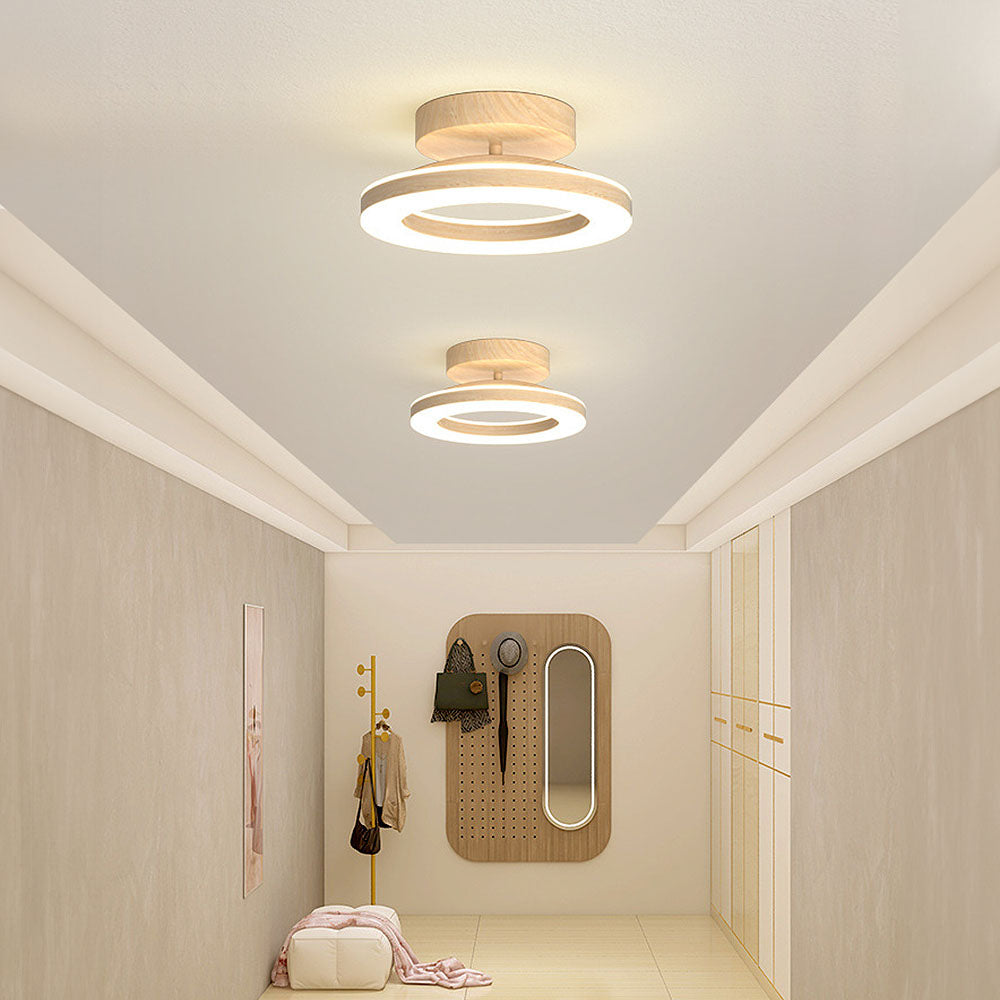 Lampa sufitowa LED nowoczesny pierścień do przedpokoju