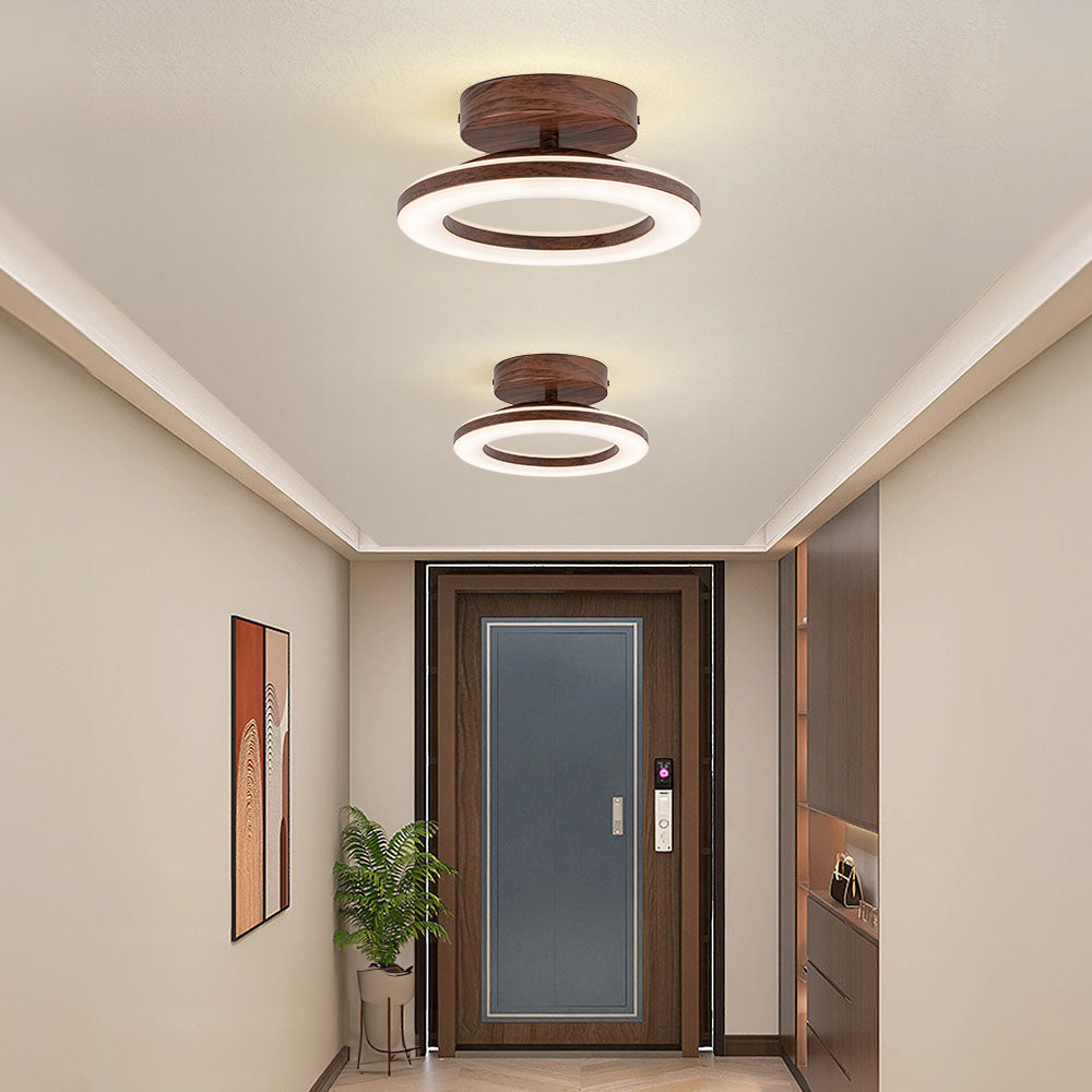 Lampa sufitowa LED nowoczesny pierścień do przedpokoju