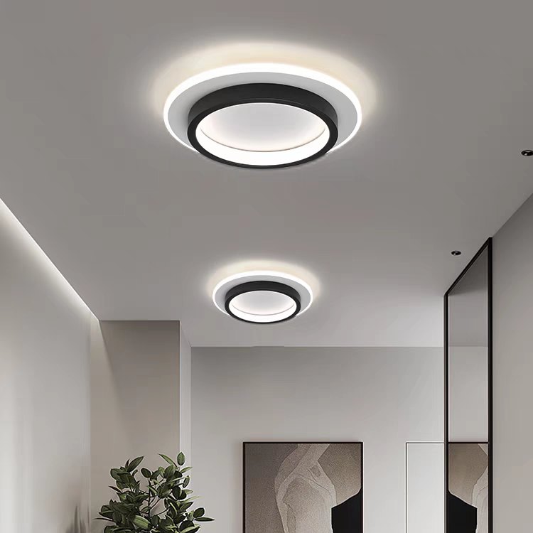 Lampa sufitowa LED nowoczesny pierścień do przedpokoju