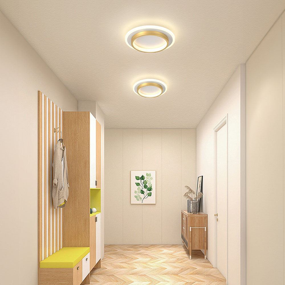 Lampa sufitowa LED nowoczesny pierścień do przedpokoju