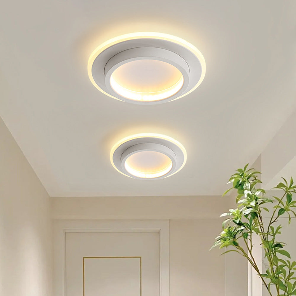 Lampa sufitowa LED nowoczesny pierścień do przedpokoju