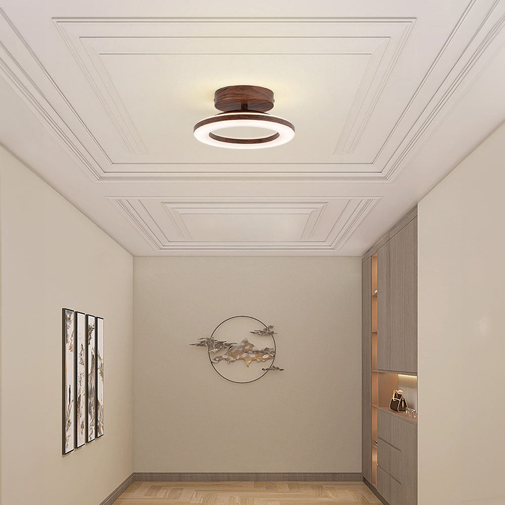 Lampa sufitowa LED nowoczesny pierścień do przedpokoju