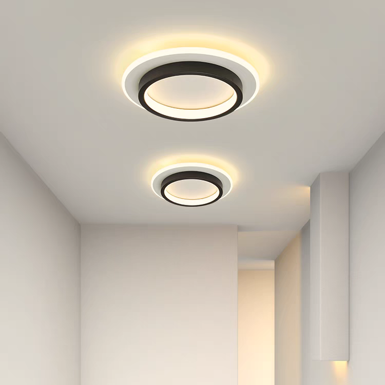 Lampa sufitowa LED nowoczesny pierścień do przedpokoju