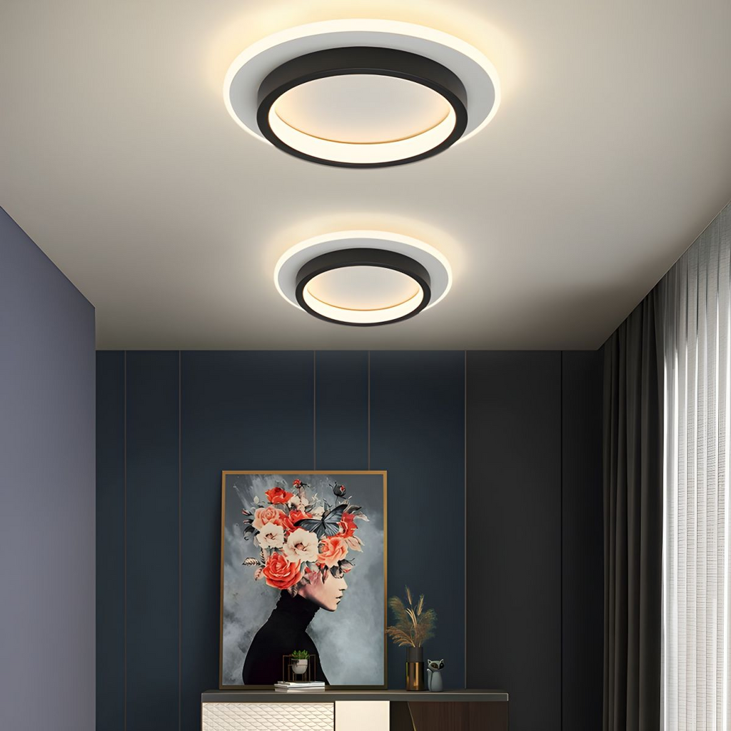 Lampa sufitowa LED nowoczesny pierścień do przedpokoju