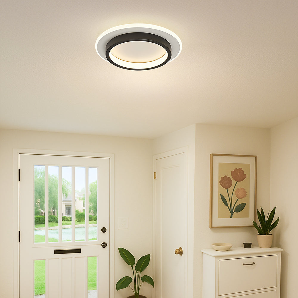 Lampa sufitowa LED nowoczesny pierścień do przedpokoju