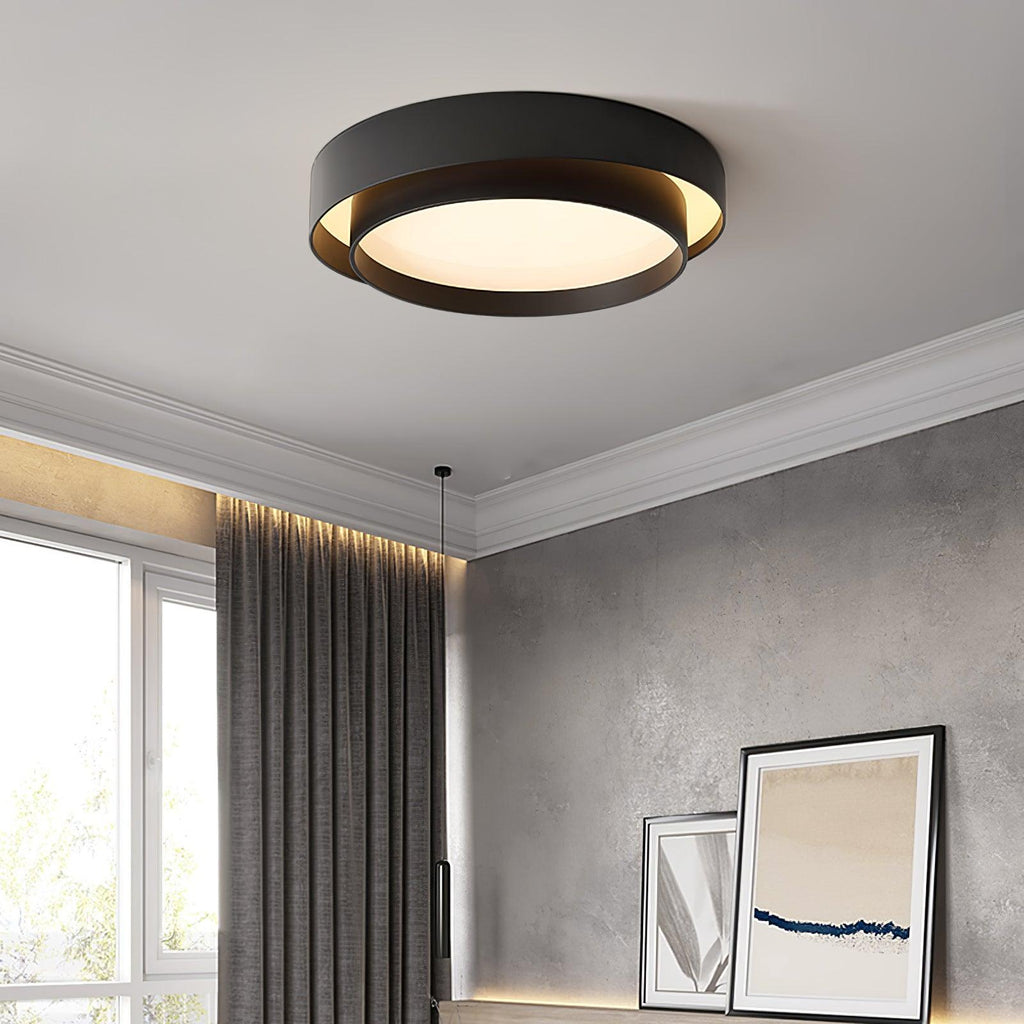 Lampa sufitowa LED nowoczesny pierścieniowy styl
