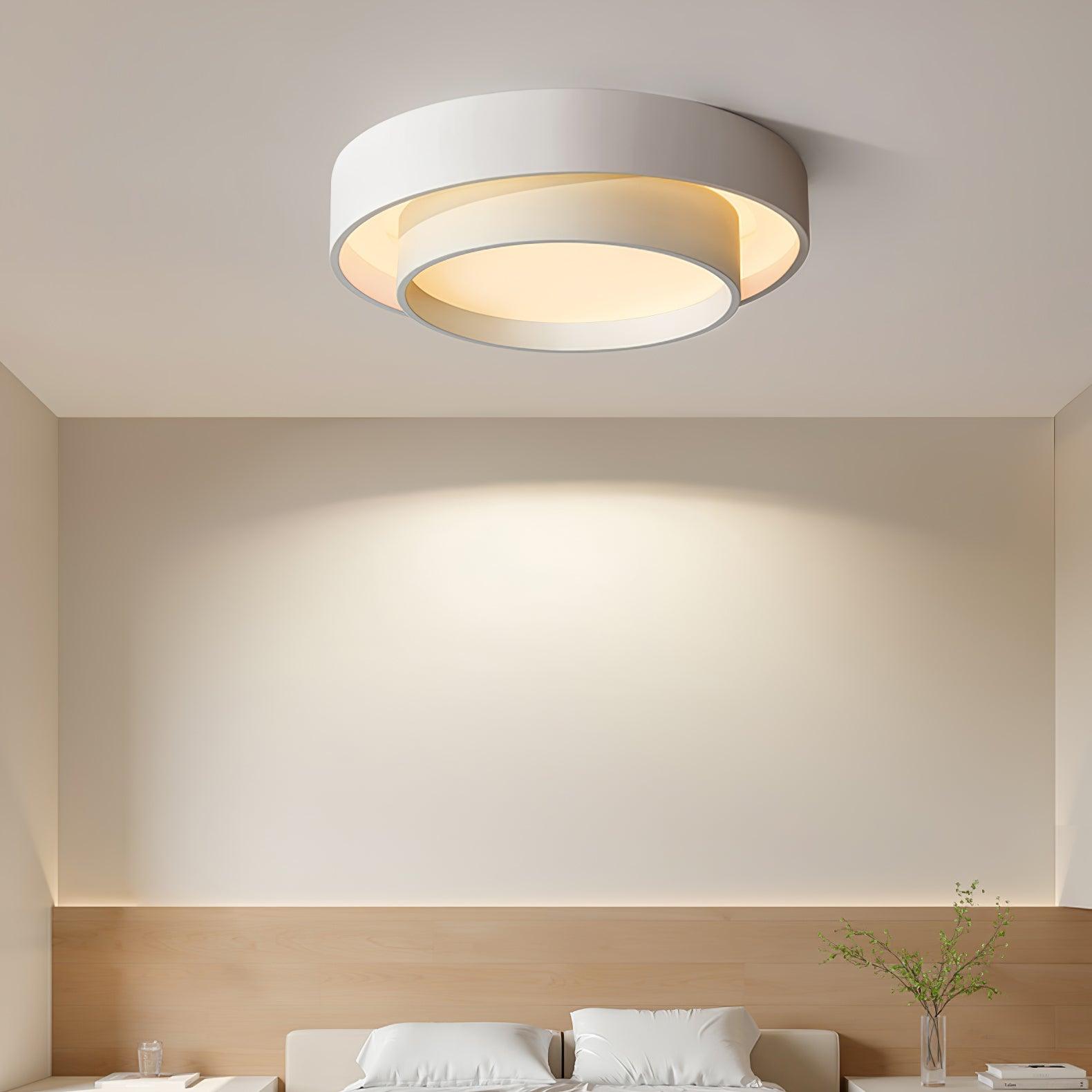 Lampa sufitowa LED nowoczesny pierścieniowy styl
