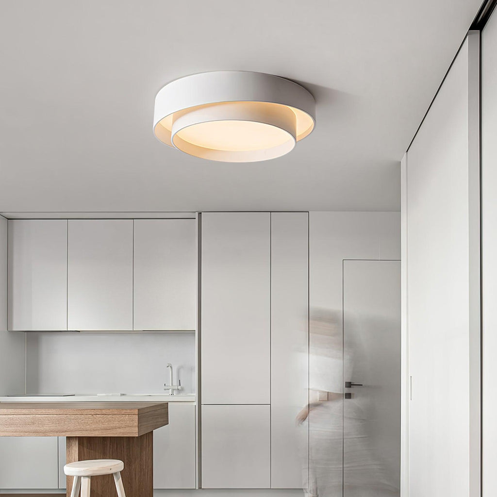 Lampa sufitowa LED nowoczesny pierścieniowy styl