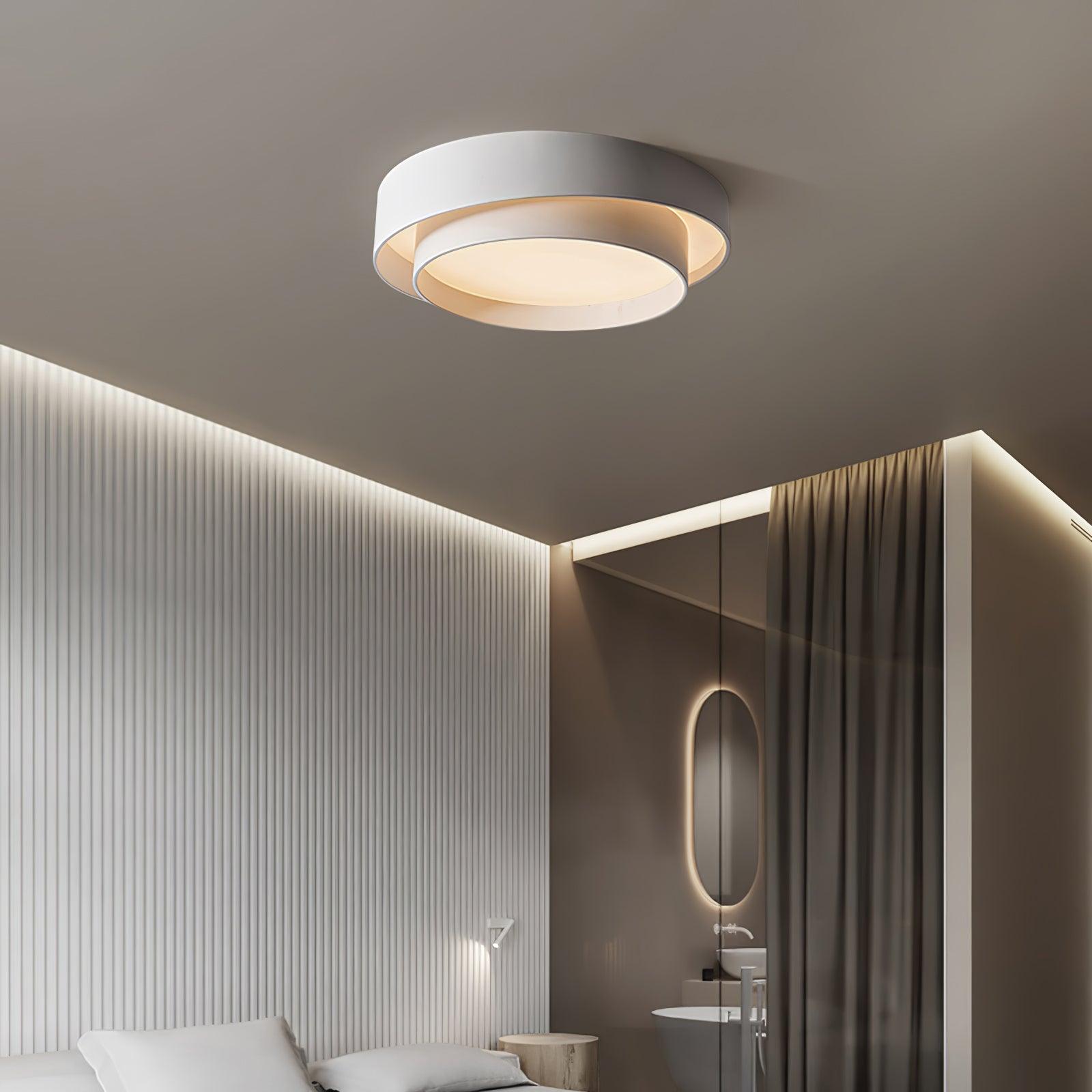 Lampa sufitowa LED nowoczesny pierścieniowy styl