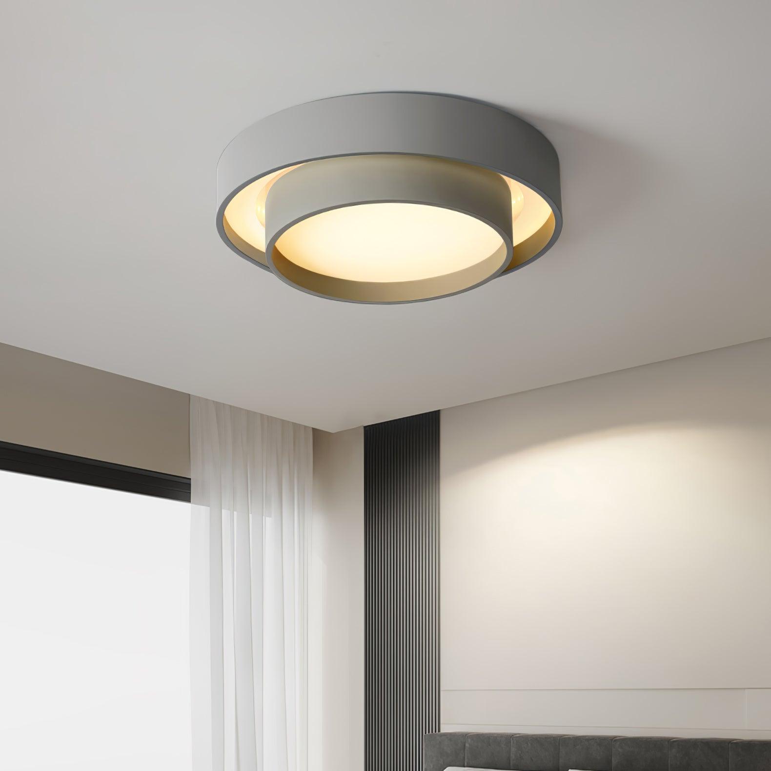 Lampa sufitowa LED nowoczesny pierścieniowy styl