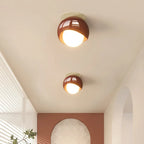 Lampa sufitowa LED retro kula natynkowa