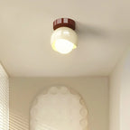 Lampa sufitowa LED retro kula natynkowa
