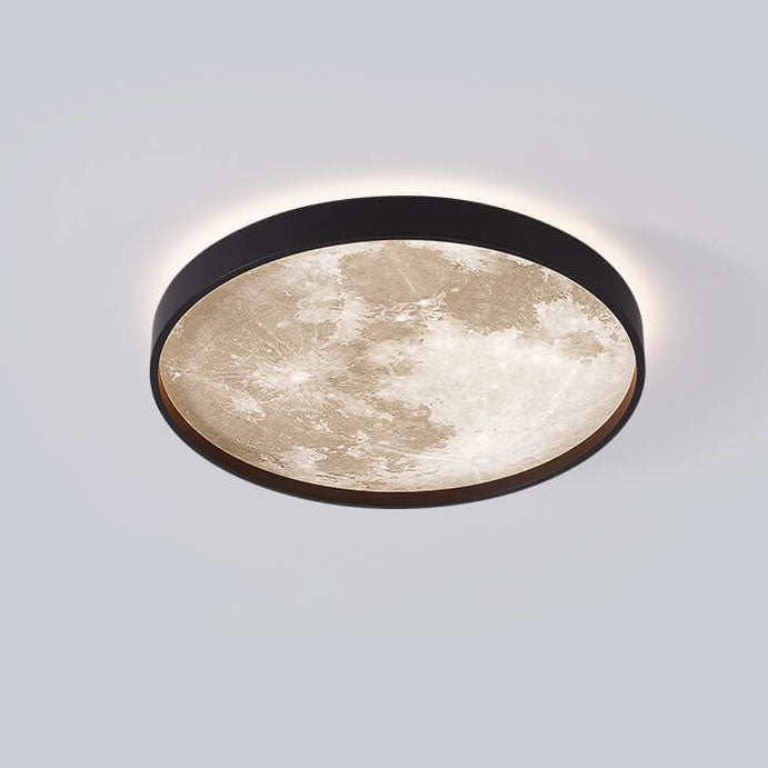 Lampa sufitowa księżycowa okrągła LED