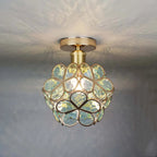 Lampa sufitowa kwiatowa dekoracyjna kryształowa nowoczesna