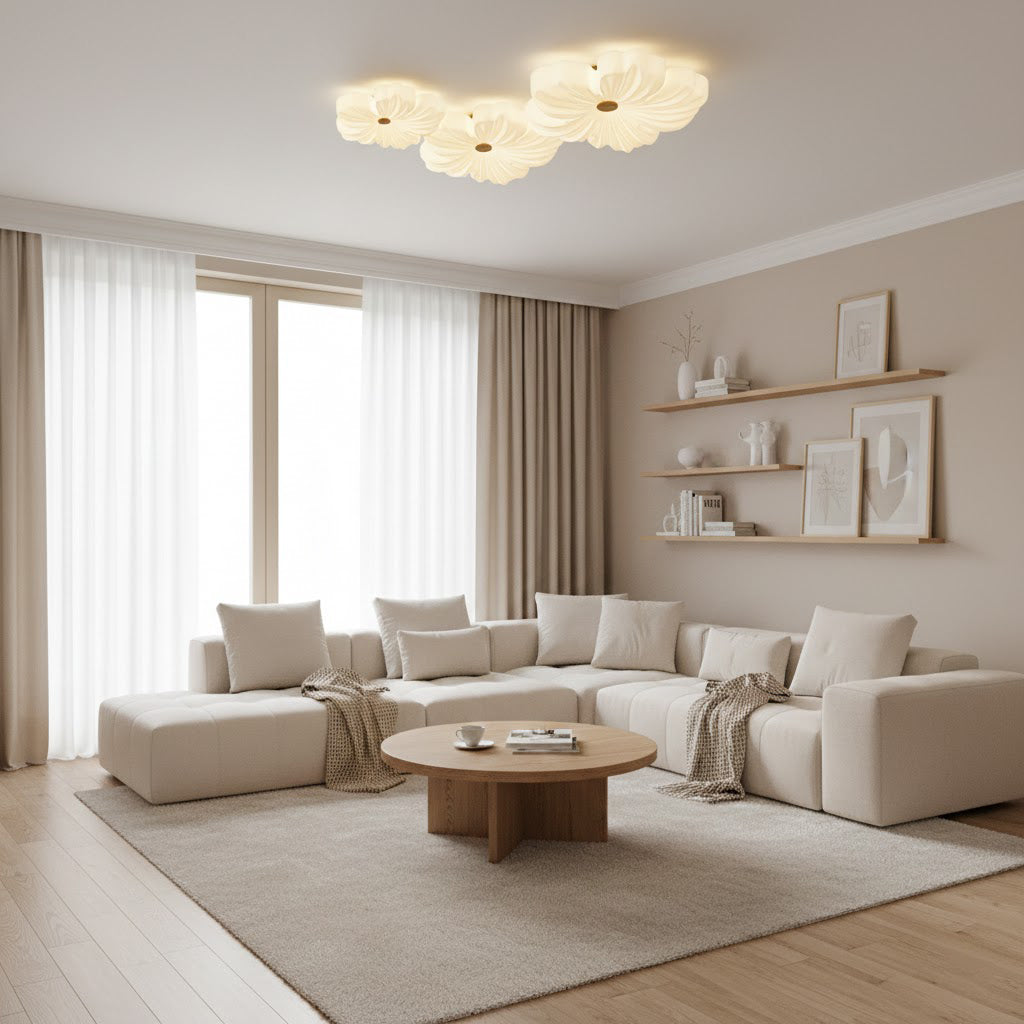 Modern floral ceiling lamp LED