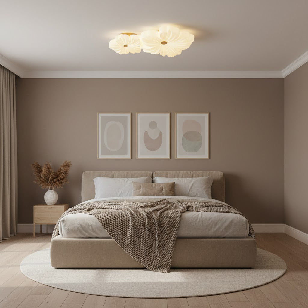 Modern floral ceiling lamp LED