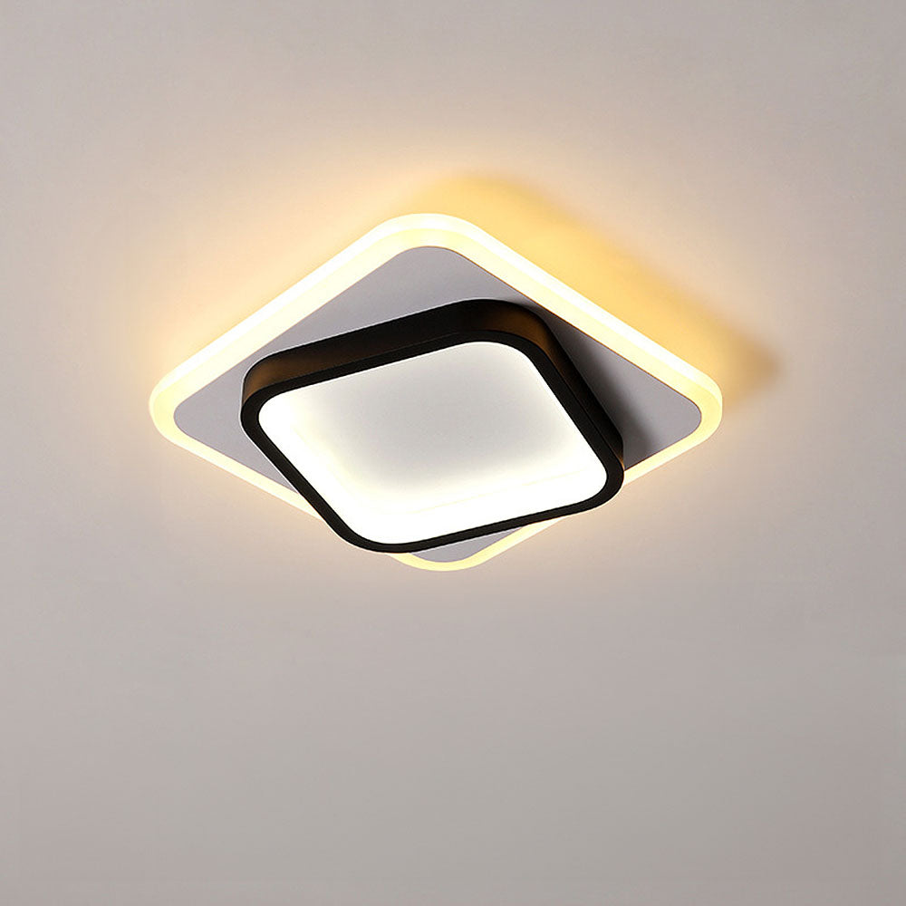 Lampa sufitowa led nowoczesna kwadratowa minimalistyczna