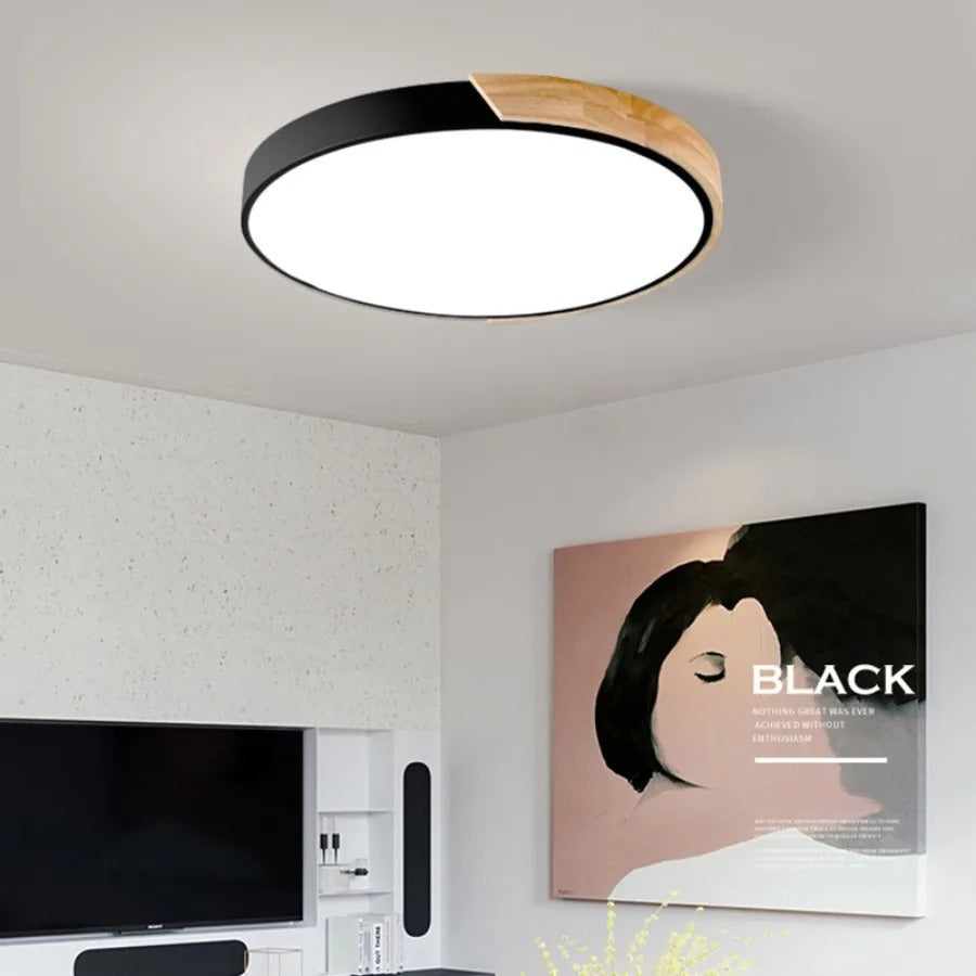 Lampa sufitowa nordycka nowoczesna led minimalistyczna