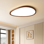 Lampa sufitowa nowoczesna LED owalny minimalistyczny