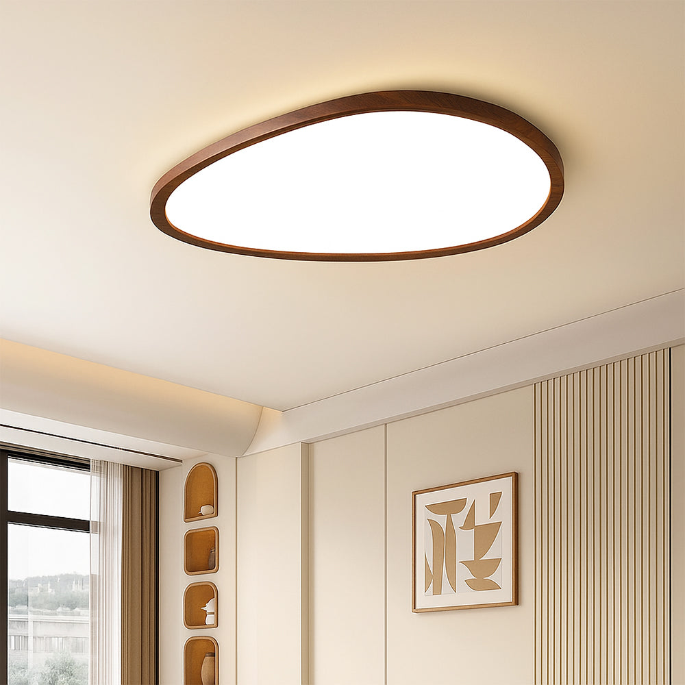 Lampa sufitowa nowoczesna LED owalny minimalistyczny