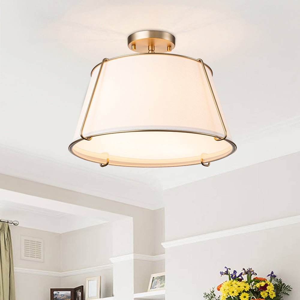 Lampa sufitowa nowoczesna bębnowa minimalistyczna