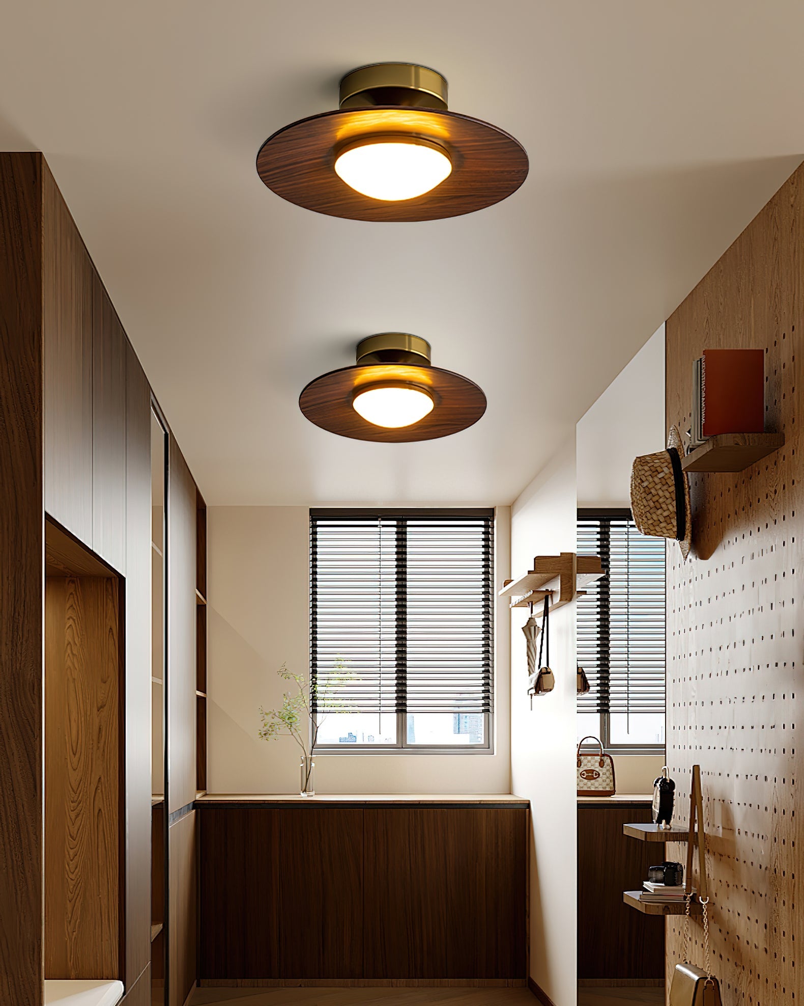 Lampa sufitowa nowoczesna dysk LED