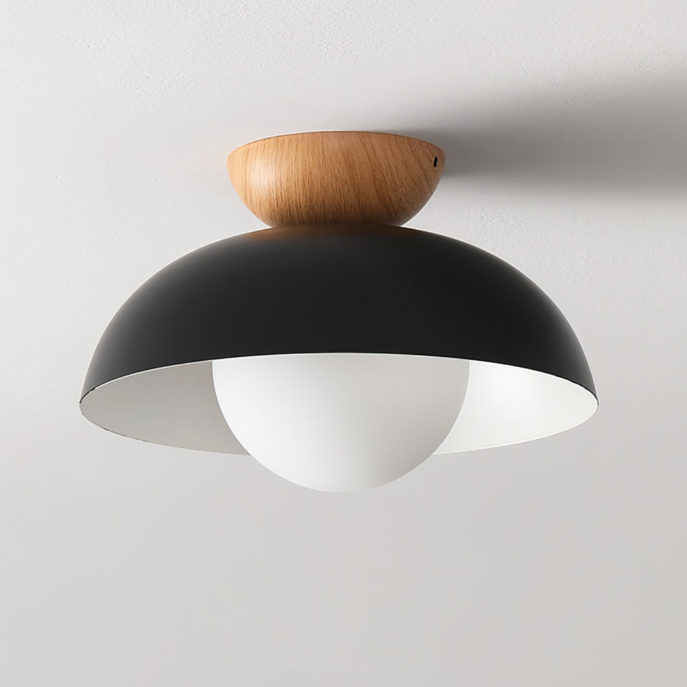 Lampa sufitowa nowoczesna kopuła kula LED