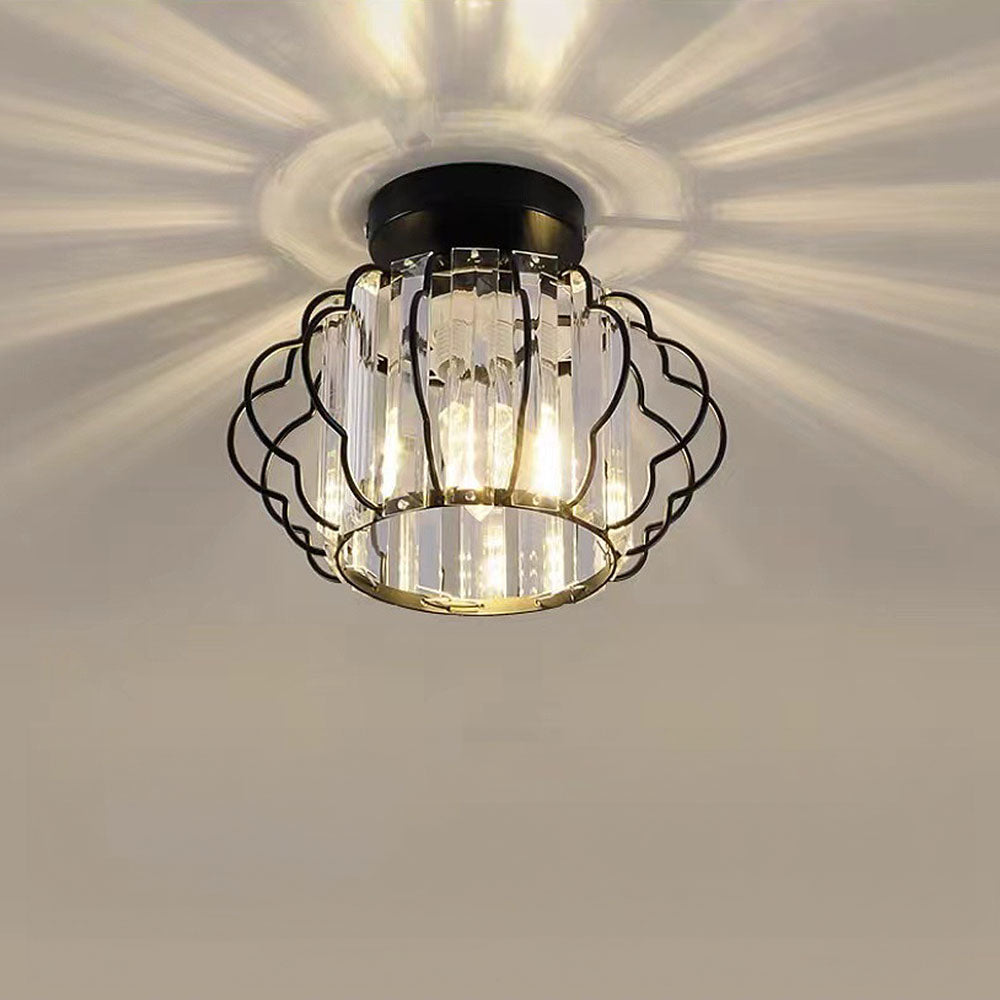 Lampa sufitowa nowoczesna kryształowa dekoracyjna
