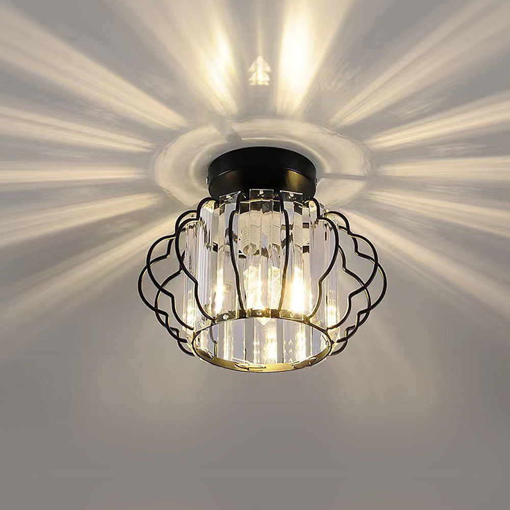Lampa sufitowa nowoczesna kryształowa dekoracyjna