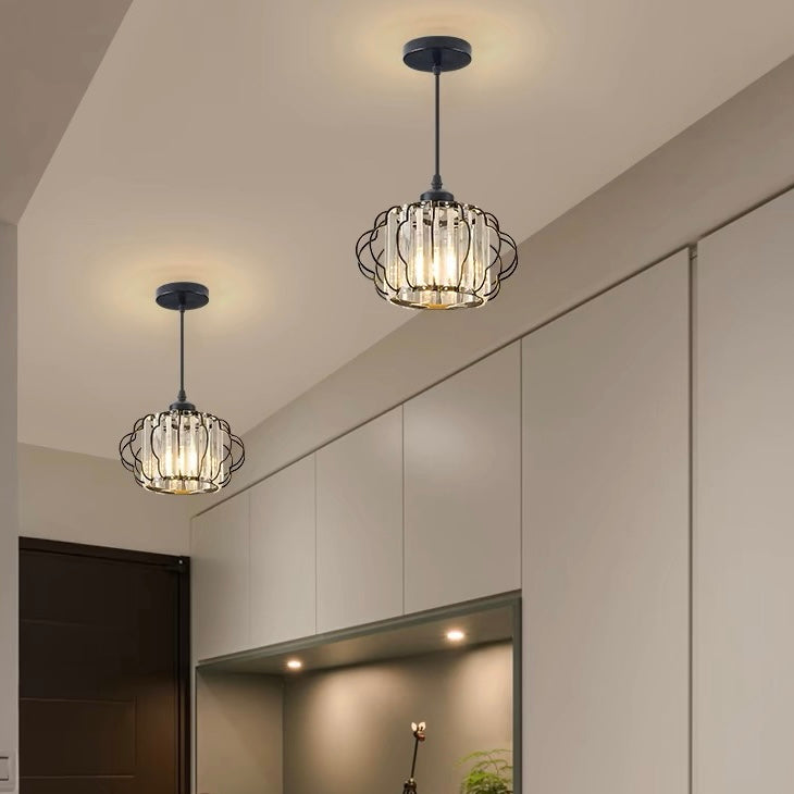 Lampa sufitowa nowoczesna kryształowa dekoracyjna