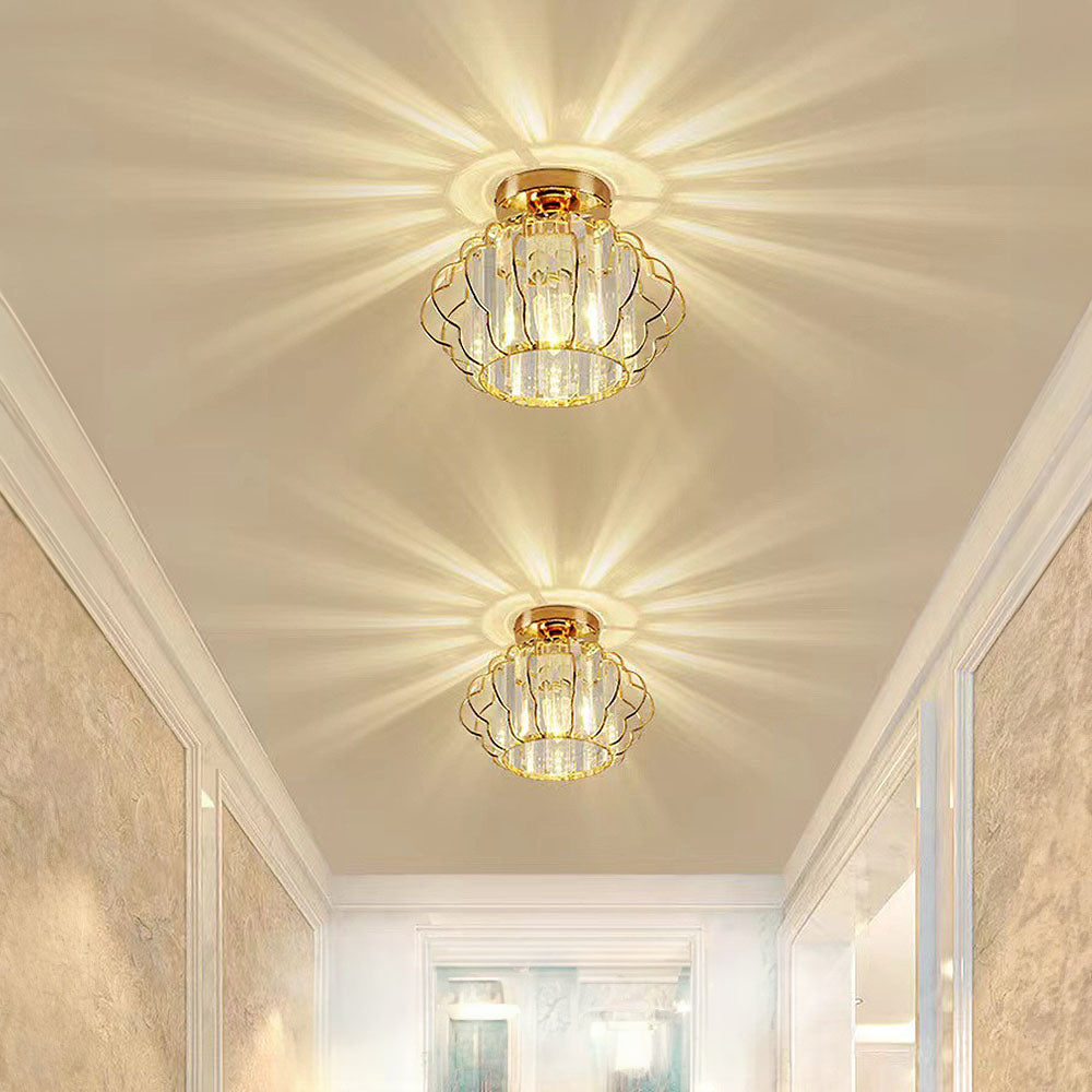 Lampa sufitowa nowoczesna kryształowa dekoracyjna