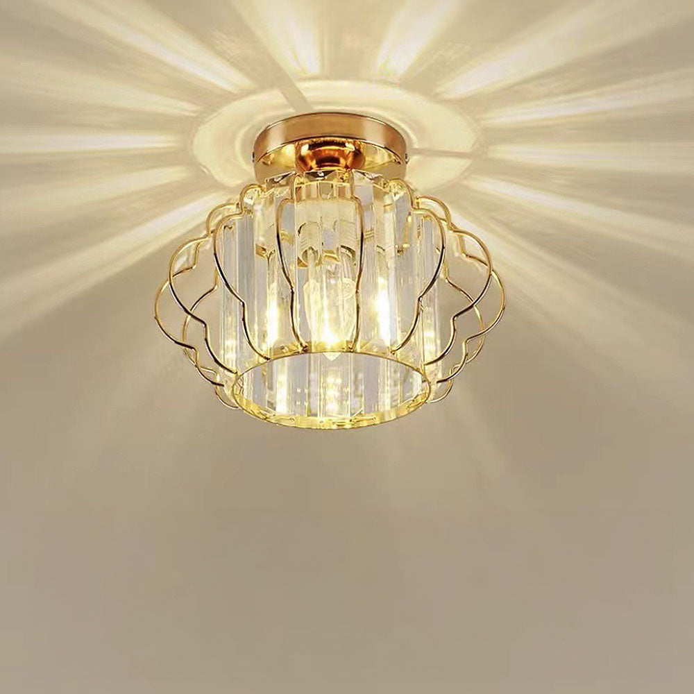 Lampa sufitowa nowoczesna kryształowa dekoracyjna