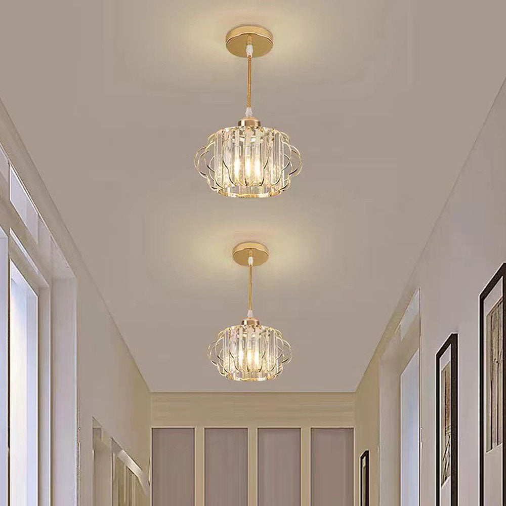 Lampa sufitowa nowoczesna kryształowa dekoracyjna