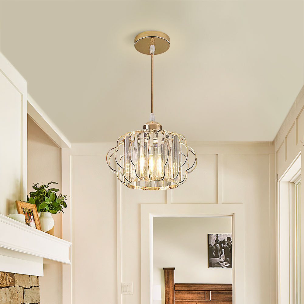 Lampa sufitowa nowoczesna kryształowa dekoracyjna