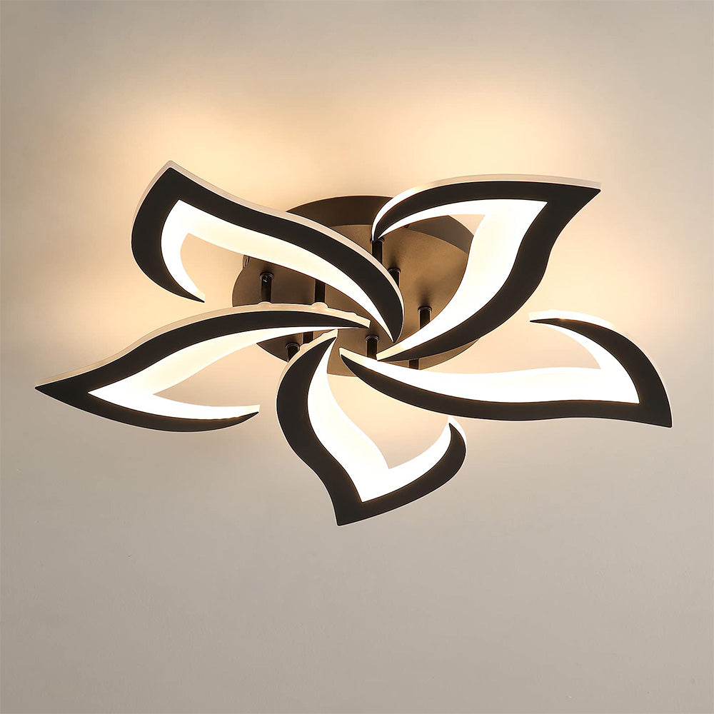 Lampa sufitowa nowoczesna kwiat LED