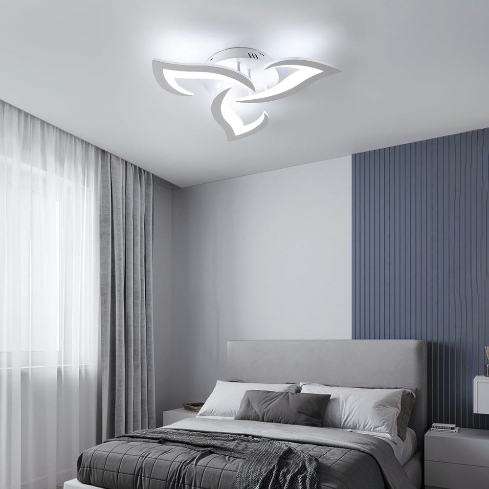 Lampa sufitowa nowoczesna kwiat LED