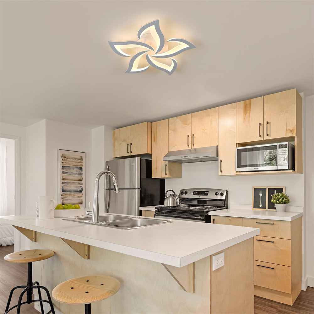 Lampa sufitowa nowoczesna kwiat LED