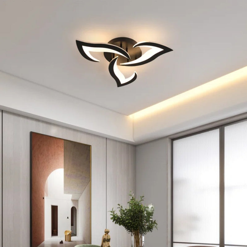 Lampa sufitowa nowoczesna kwiat LED