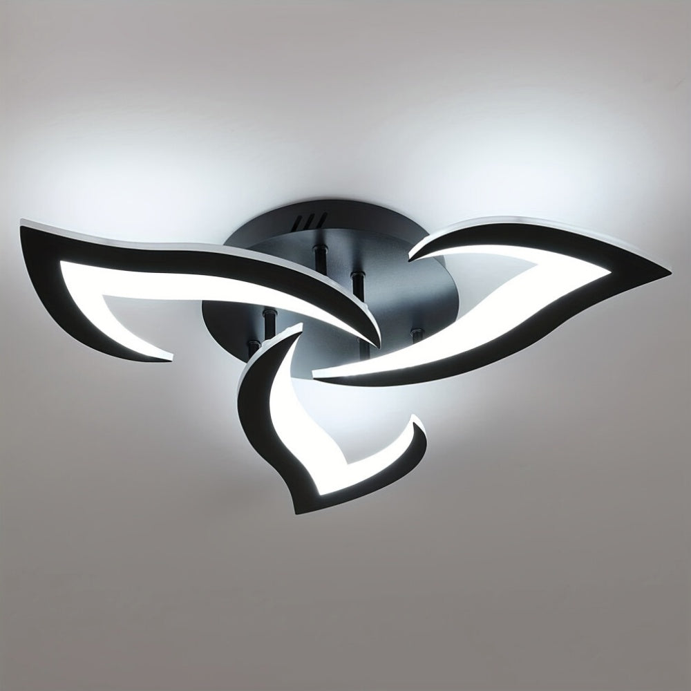 Lampa sufitowa nowoczesna kwiat LED