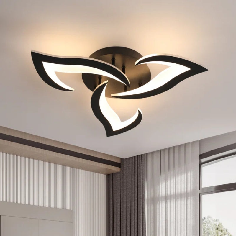 Lampa sufitowa nowoczesna kwiat LED