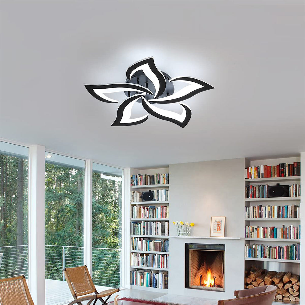 Lampa sufitowa nowoczesna kwiat LED